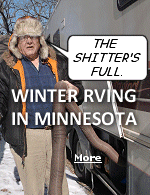 Believe me, I'd rather be in Arizona or anywhere else where it is warm, but family activities caused us to staying too long in Minnesota.